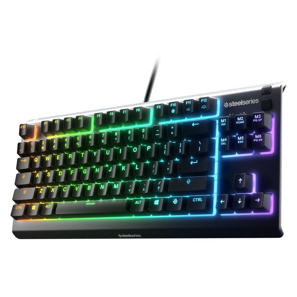 Steelseries Apex 3 TKL Compact Wired Gaming Keyboard Anti-Ghosting Technology En